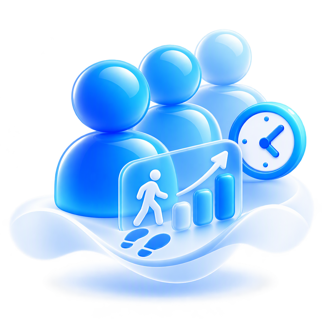 客流智能 3D 图标